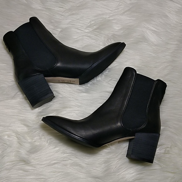 Etienne Aigner Shoes - NWOT Etienne Aigner Tate Leather Stretch Bootie